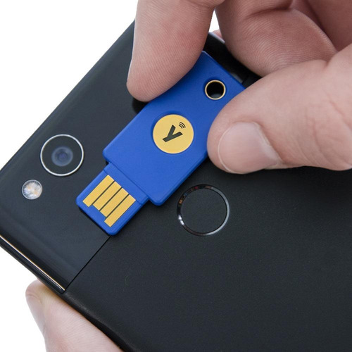 Imagen 4 de 5 de Yubikey Nfc Usb Llave Seguridad Clave Acceso Fido2 U2f!