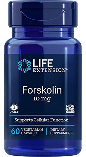 Life Extension Forskolin 10 Mg 60 Cápsulas Vegetarianas