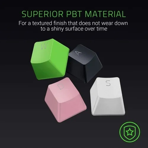 Imagen 2 de 5 de Razer Pbtkeycaps Para Teclado U Optico Ingles Us