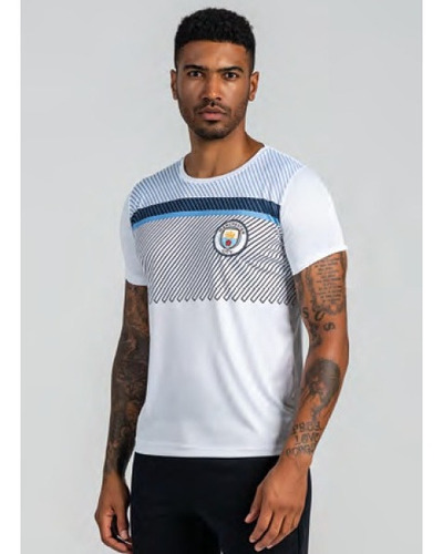 Camiseta Manchester City Em Dry Fit Licenciada Mmt 511222