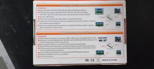 Conversor Vga High Resolution Video Hd