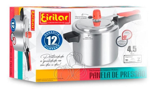 Panela De Pressão Eirilar Polida 4,5l