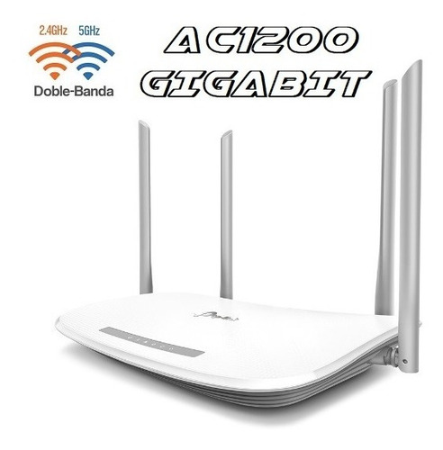 Router Tp-link Ec220-g5 Ac1200 Gigabit Dual Band 4 Antenas 