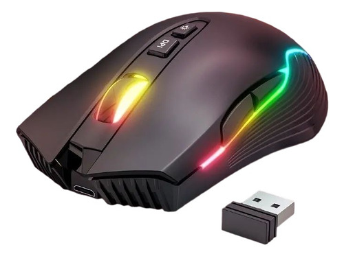 Mouse Gamer Inalambrico Rgb Rush