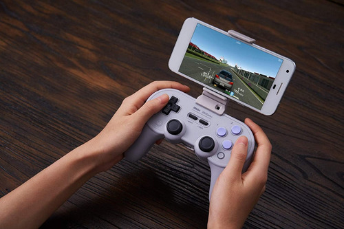 Imagen 4 de 4 de Soporte De Celular Para Control 8bitdo Sn30 Pro