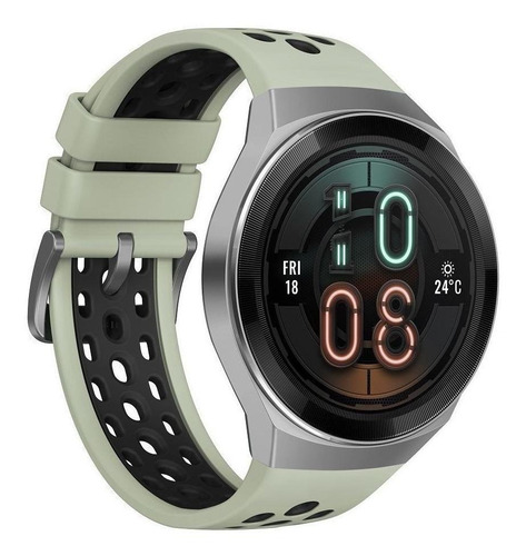 Imagen 2 de 4 de Huawei Watch GT 2e 1.39" caja 46mm de metal y plástico stainless steel, malla mint green de tpu HCT-B19