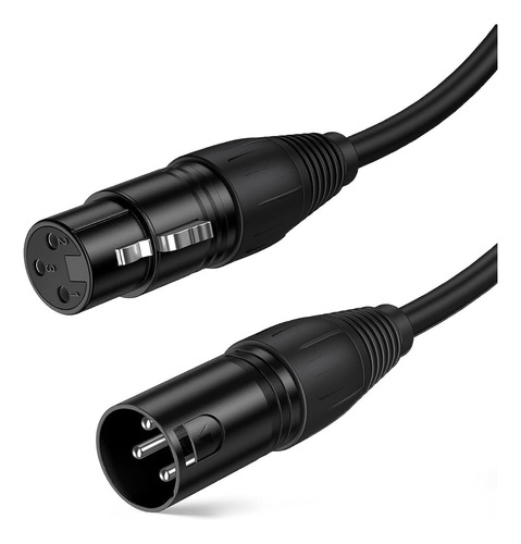 Cable Para Microfono O Luces Dmx Canon Rudo De 12 Metros