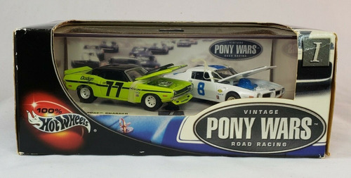 Pony Wars Dodg 2-car Set 100% Hot Wheels Premium Coll Mattel