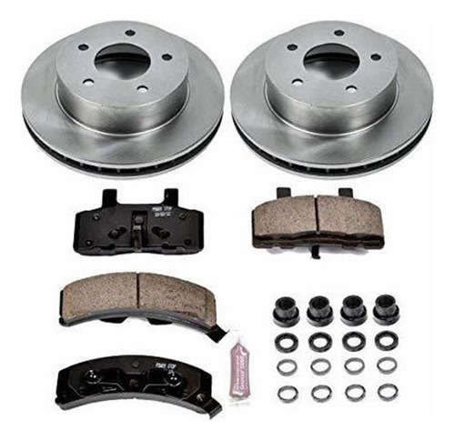 Autospecialty Koe4873 1-click Oe Kit De Reemplazo De Frenos