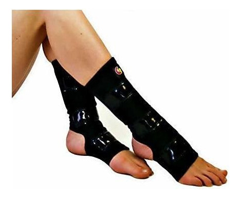 Mighty Grip - Protectores De Tobillo Negros Para Bailar En B