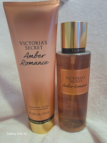 Splash Y Crema De Victoria's Secret Amber Romance