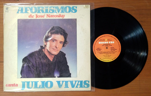 Julio Vivas Aforismos De Jose Narosky 1986 Disco Lp Vinilo