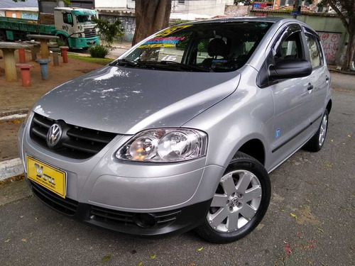 Vw Fox Route 1.6 Flex 2009 Prata Dh Ve Te Som E Rodas