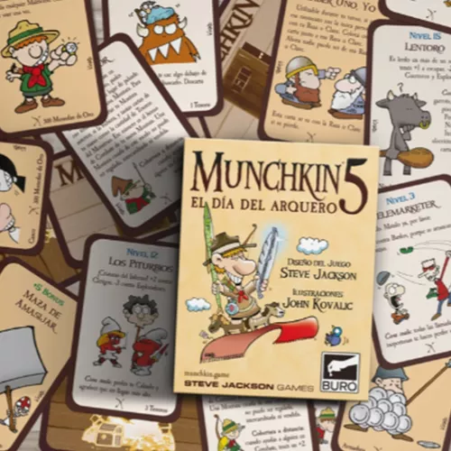 Munchkin 4 El Dia Del Arquero Juego De Mesa Bureau Cartas