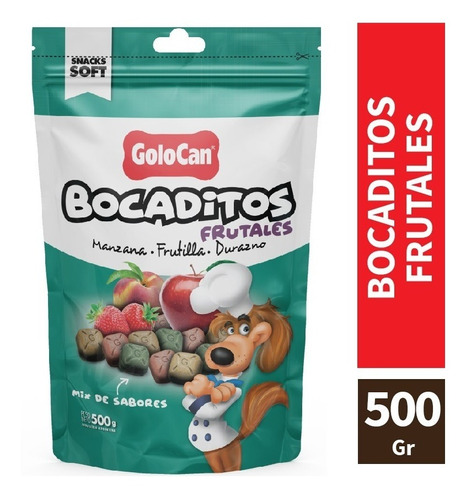 Bocaditos Blandos Golocan Frutal X 500g Manza-frutilla-duraz