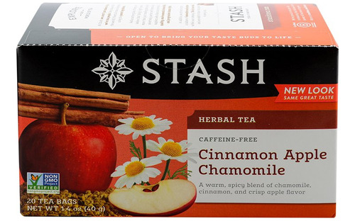Set De 20 Bolsas De Té Stash Herbal Cinnamon