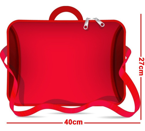 Imagen 2 de 6 de Maletin Porta Notebook Funda Neoprene 15 15,6 Pulgadas