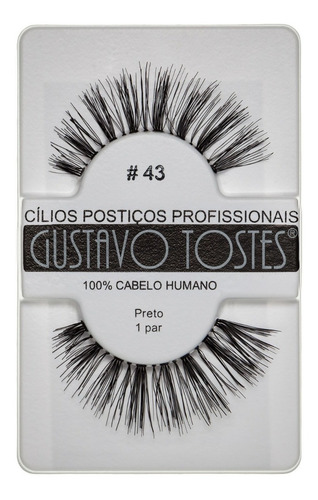 8 Cílios Postiços Naturais 100% Cabelo Humano Atacado