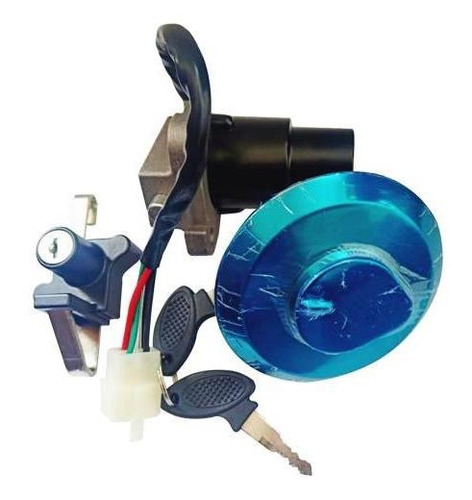 Interruptor Llave Encendido P/italika Ft180 Completo Promoto