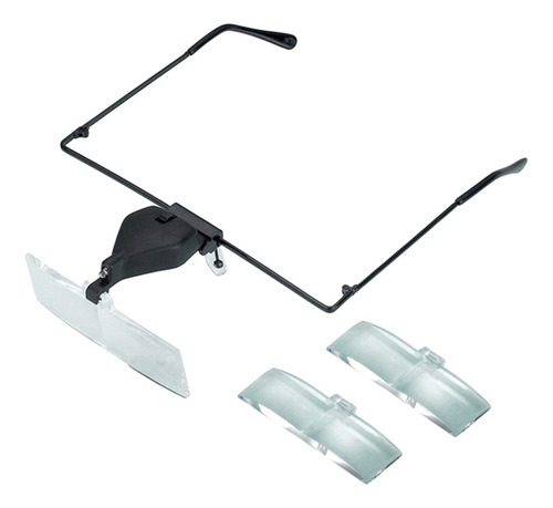 Gafas, Lentes Con Lupa Frontal Con Luces Led Y Desmontables