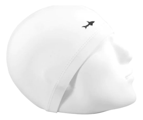 Gorra Natación Lycra Junior 12 Años Color Blanco - Escualo Diseño de la tela Liso Talla unitalla