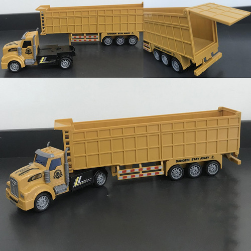 Camión Transportador De Juguete De 33 Centímetros Amarillo