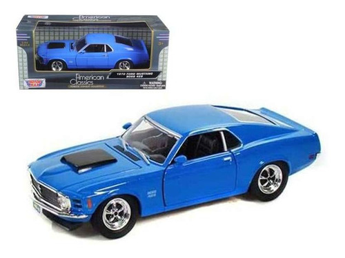 Carro Ford Mustang Boss 1970 429 Motor Max 1/24 (Reacondicionado)