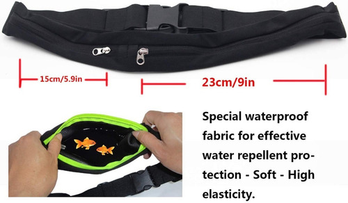 Riñonera Doble Deportiva Running Expandible Celular Botella