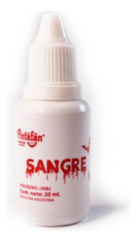 Sangre Falsa Líquida X 20ml Halloween