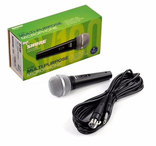 Imagen 5 de 9 de Micrófono Shure Modelo Sv100 Ideal Canto Y Conferencias Gtía
