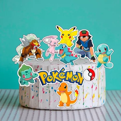 Topo de bolo pokemon - Marlen personalizados