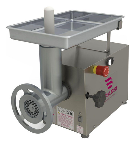 Moedor De Carne Braesi Inox Bocal 10 1/2cv Bmc-10/1 G2 Biv
