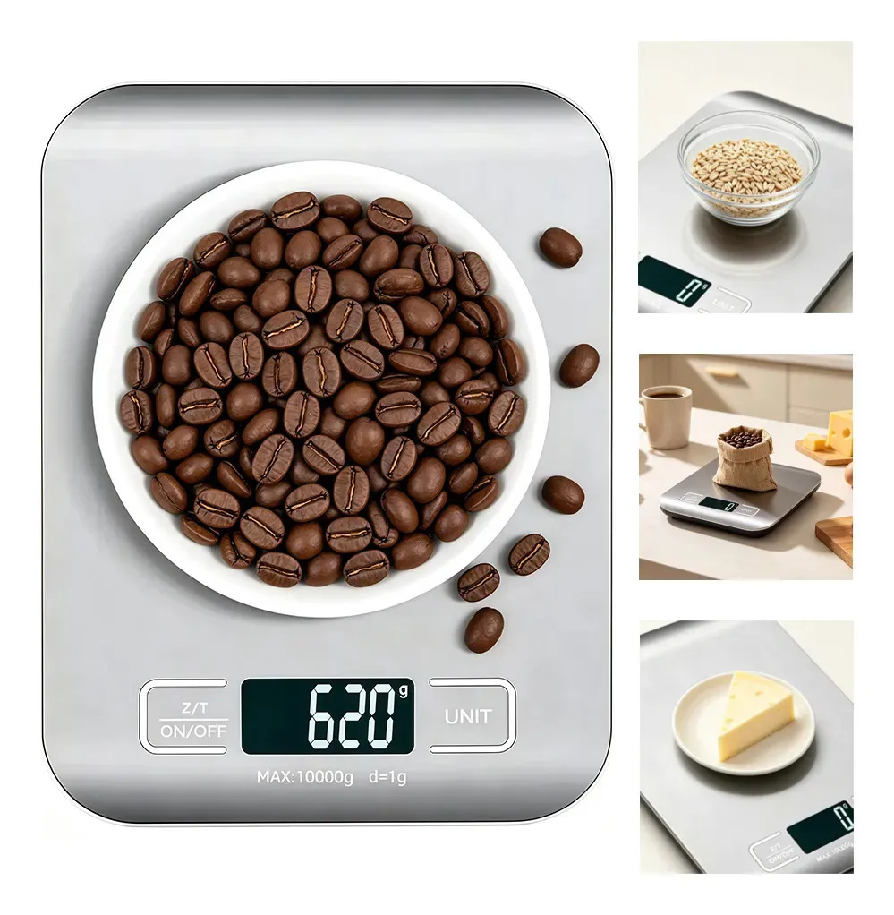 balanca digital cozinha Até 10kg HORDY, balança portatil Sensibilidade Profissional