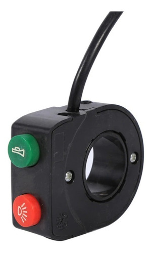 Imagem 3 de 4 de Interruptor Farol Buzina Moto Trilha Off Road Universal