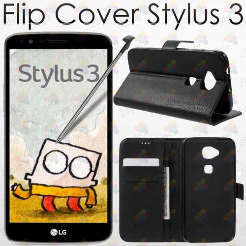 Flip Cover Premium LG Stylus 3 Color O Diseño +usb | Zbyte