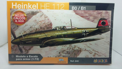 Avion Heinkel He 112 B0 / B1 Para Armar Modelex 1:72 