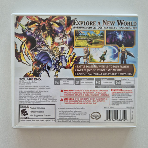 Final Fantasy Explorers 3ds Original Pronta Entrega + Nf (Usado)