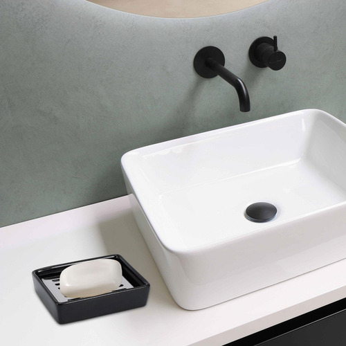 Jabonera De Baño Con Soporte Para Esponja De Baño,