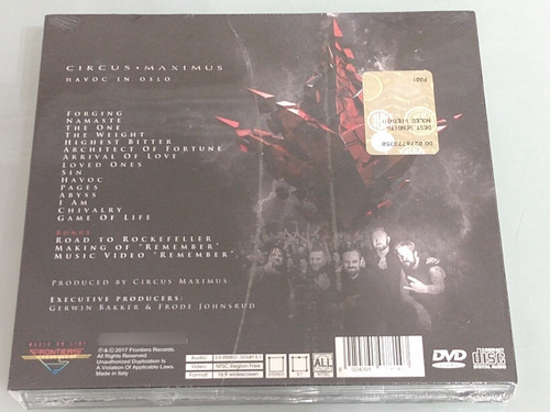 Circus Maximus - Havoc In Oslo (dvd/2cd) Nuevo