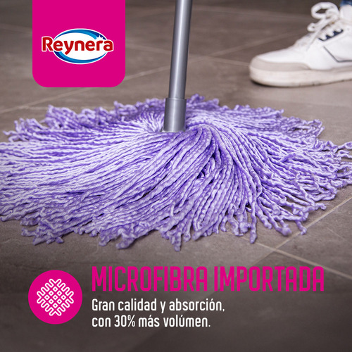 12 Repuestos Trapeador Microfibra Ligero Reynera B2b