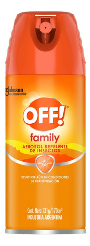 Repelente De Mosquito. Spray De 170 Cc. Marca Off