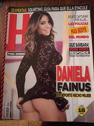 Daniela Fainus En Revista H Para Hombres Marzo 2017
