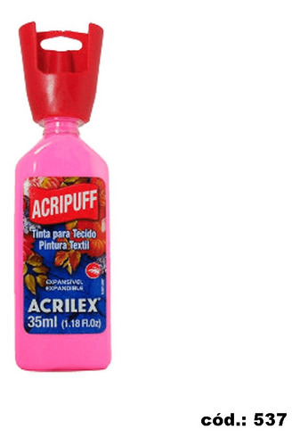 Tinta Para Tecido Acripuff 35ml Rosa Acrilex