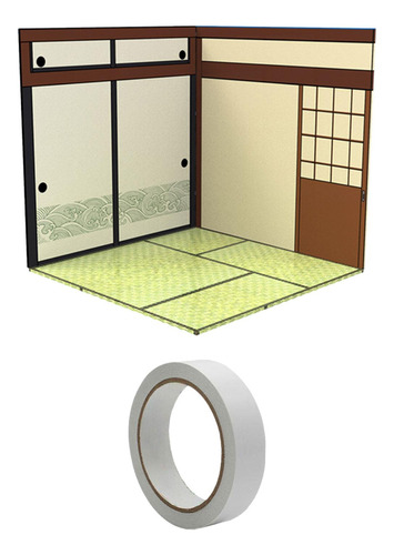 Colección De Figuras En Miniatura, Vitrina De Casa Japonesa