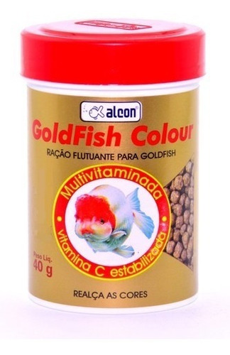 Ração Para Peixe Gold Fish Colours Alcon 40g