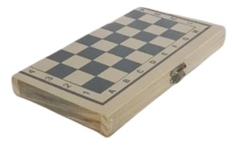 Juego De Mesa Ajedrez Tablero Y Piezas De Madera