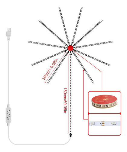 Luces Led De Inteligentes Luces De Neón Con Mando A Distanci