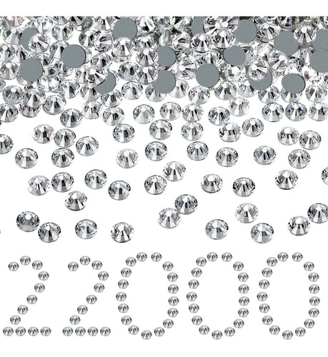 22000 Pieza Cristal Diamante Imitacion Gran Cantidad Espalda