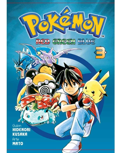 Pokemon Red Green Blue 03 (ultimo Tomo) - Hidenori Kusaka