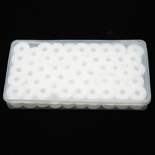Bobinas Para Máquina De Coser, 100 Unidades, Plástico, Borde